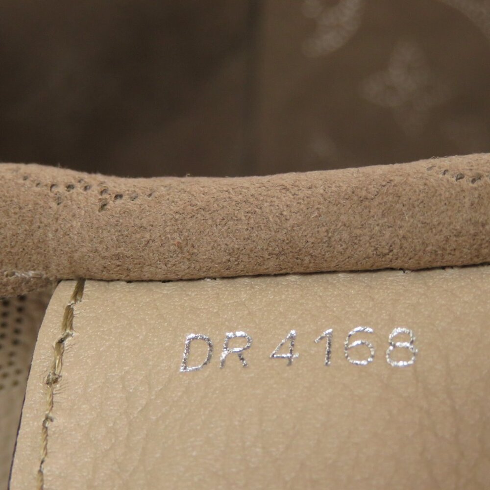 Louis Vuitton Hina Top Handle Bag Mahina Leather Tan